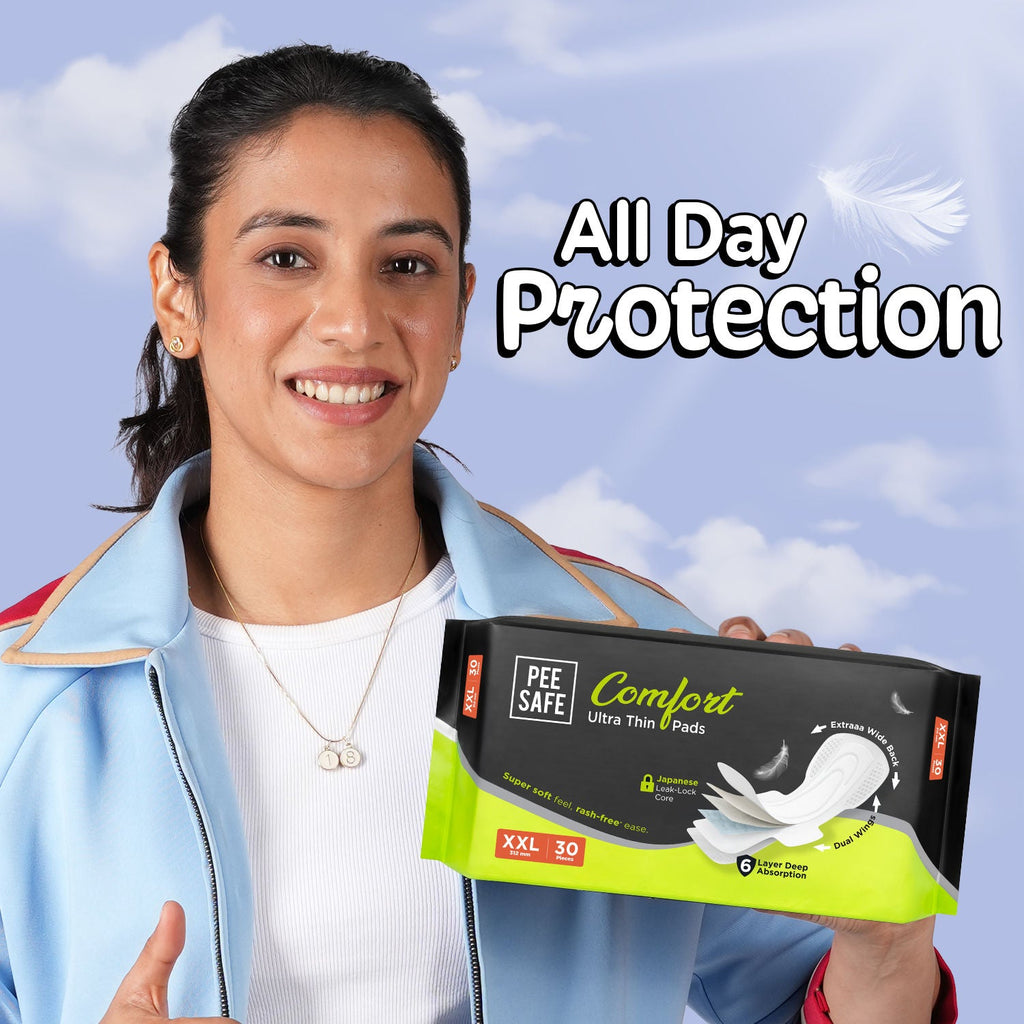 Pee Safe Comfort Ultra Thin Rash Free Sanitary Pads