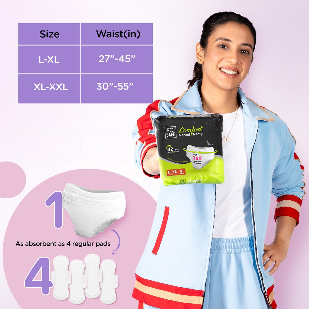 Pee Safe Comfort Period Panty