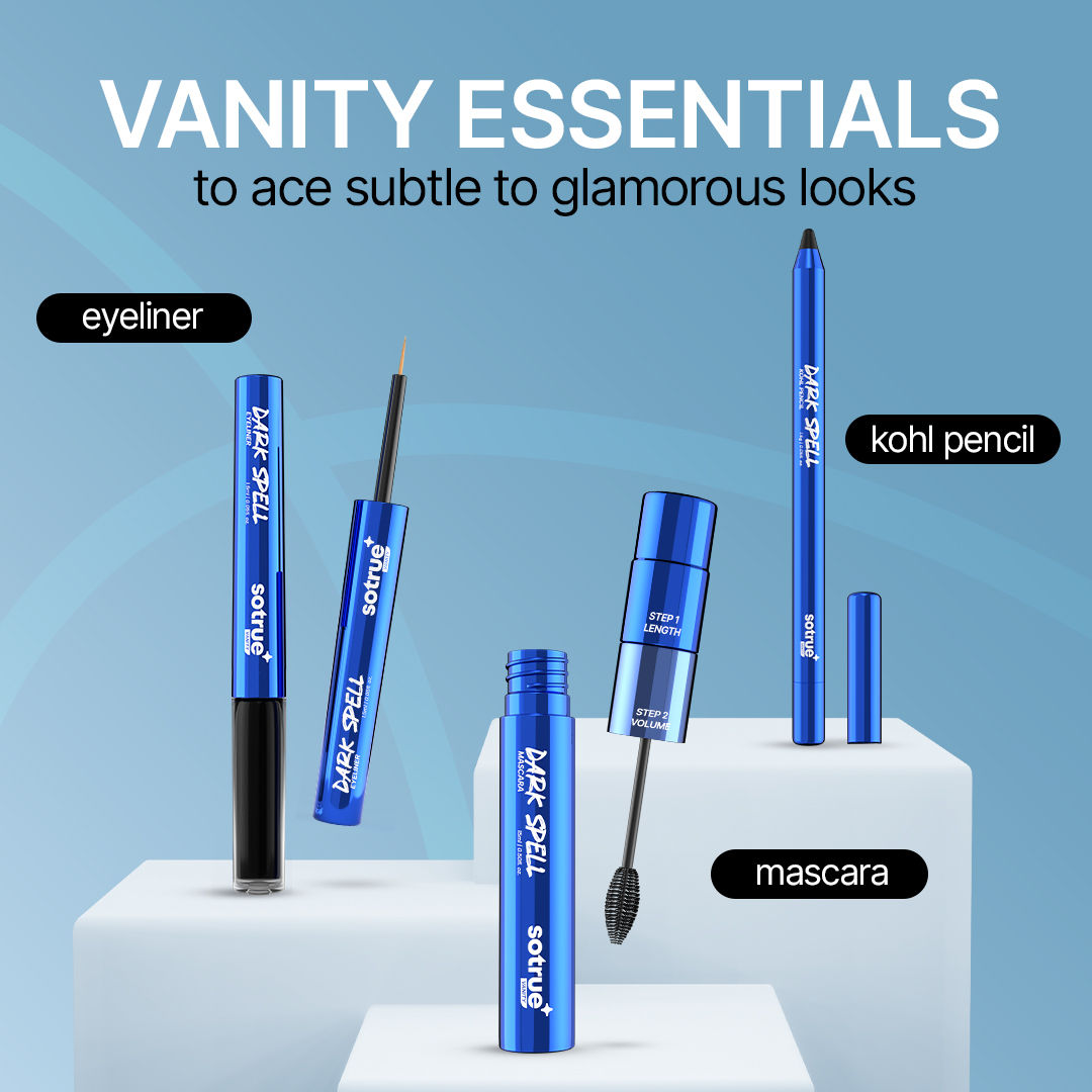 Sotrue Dark Spell 2-In-1 Mascara with Lightweight, Strengthens & Promotes Lash Growth