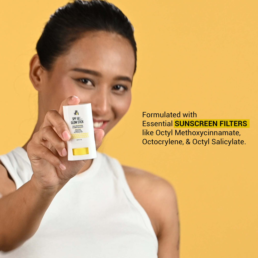 Sotrue SPF 50+ Glow Stick Sunscreen For Invisible, Lightweight & Water Resistant