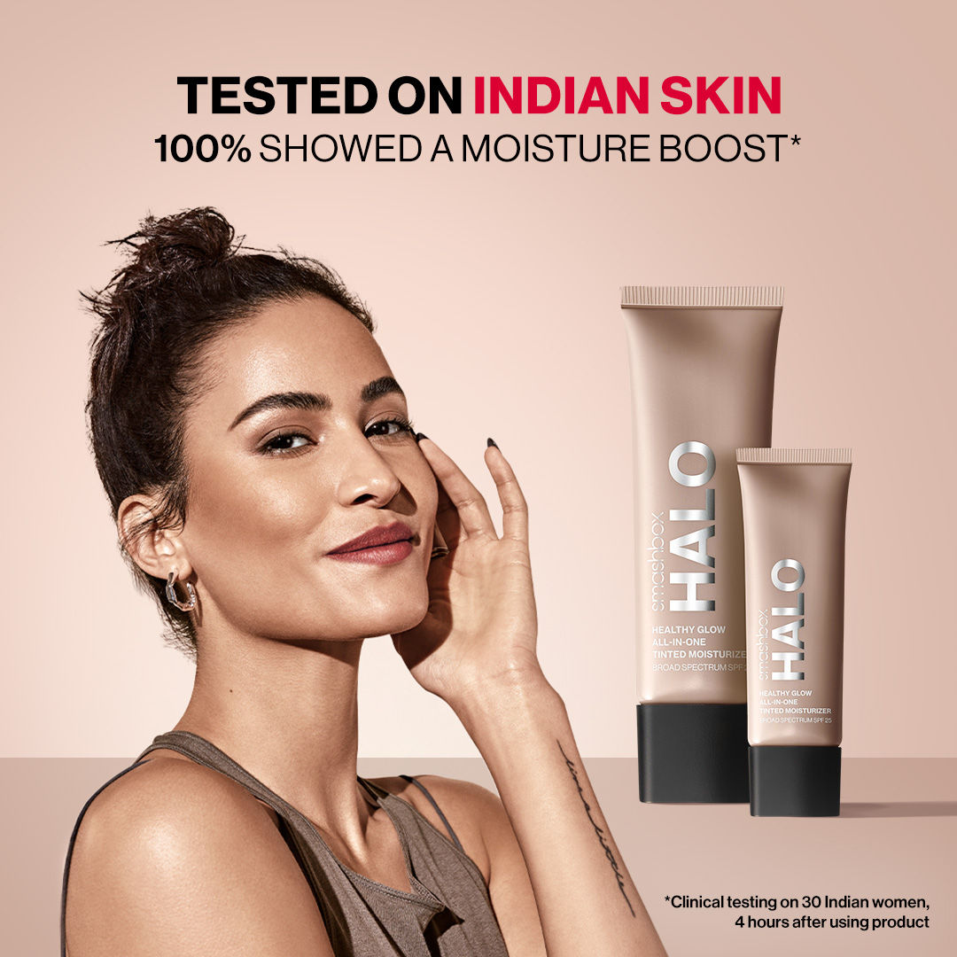 Smashbox Halo Healthy Glow All-In-One Tinted Moisturizer Foundation With SPF 25 Travel Size (Skin Tint)