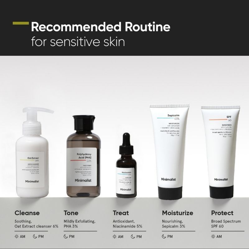 Minimalist 6% Oat Extract Gentle Cleanser With Hyaluronic Acid For Sensitive Skin