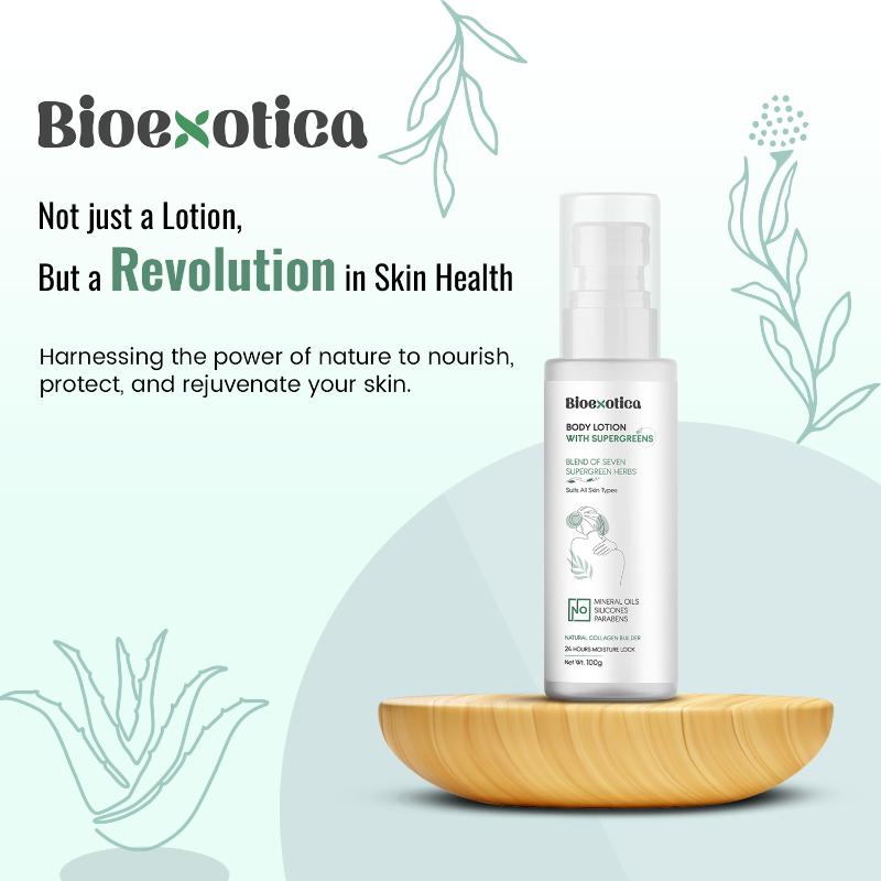 BioExotica Body Lotion With SuperGreens
