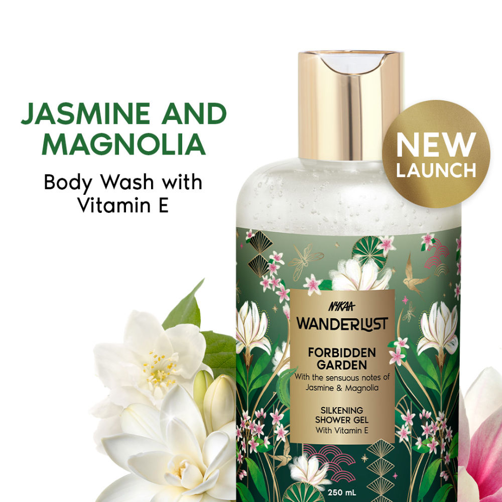 Nykaa Wanderlust Japanese Cherry Blossom Hydrating Shower Gel With Red Berry & Orchid