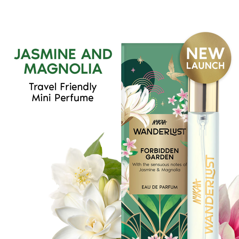 Nykaa Wanderlust Forbidden Garden EDP For Women Travel Perfume Jasmine & Magnolia Long Lasting