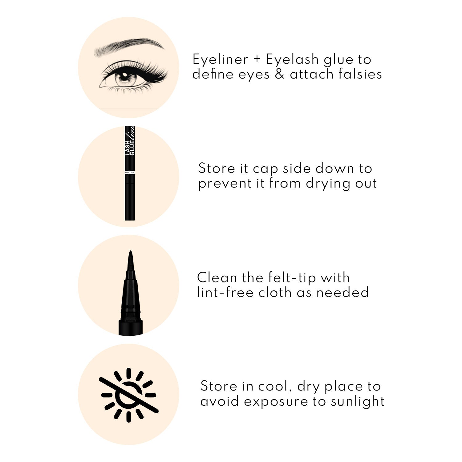 Miss Claire Lashglue Liner