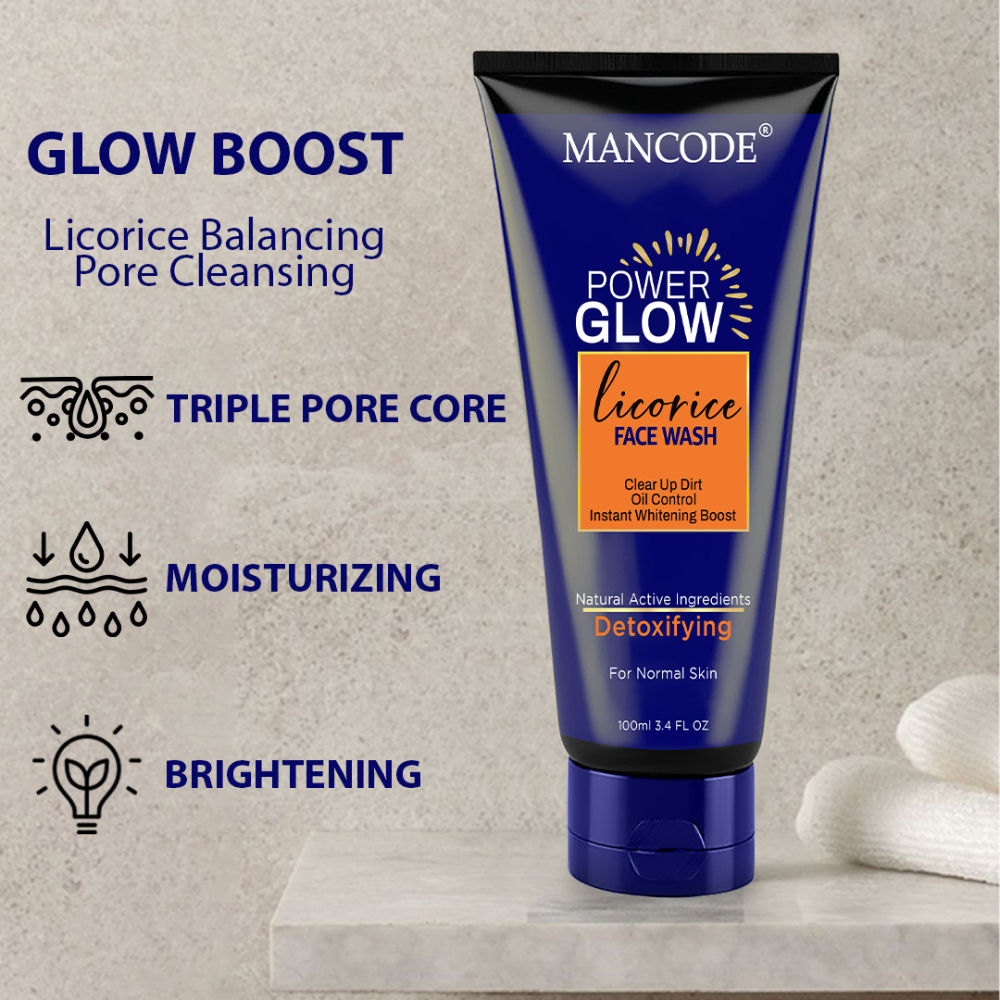 ManCode Power Glow Licorice Face Wash