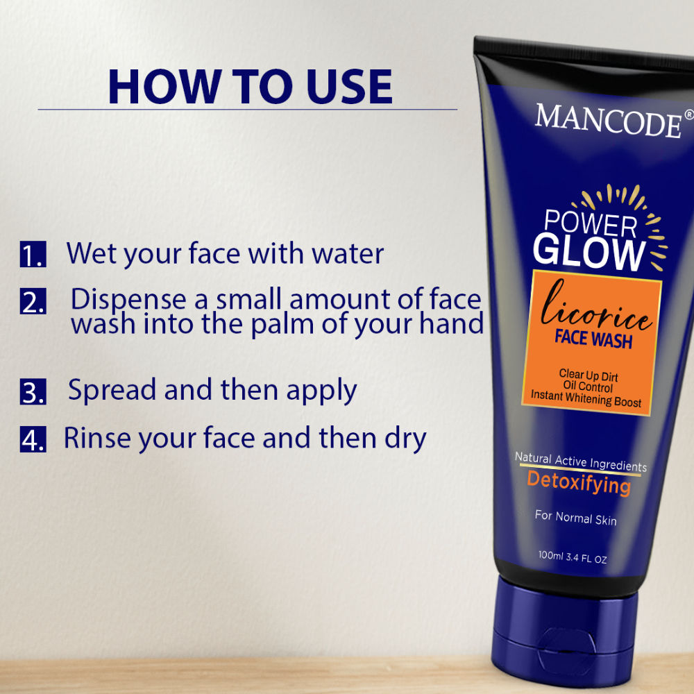 ManCode Power Glow Licorice Face Wash
