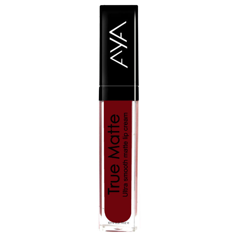 AYA True Matte Liquid Lipstick, Ultra Smooth Matte Lip Cream, 04 Red