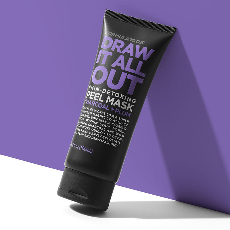 FORMULA 10.0.6 Draw It All Out Skin-Detoxing Peel Mask With Charcoal + Plum