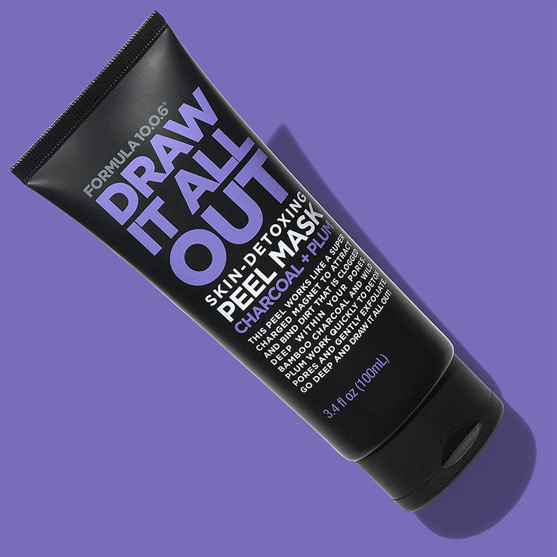 FORMULA 10.0.6 Draw It All Out Skin-Detoxing Peel Mask With Charcoal + Plum