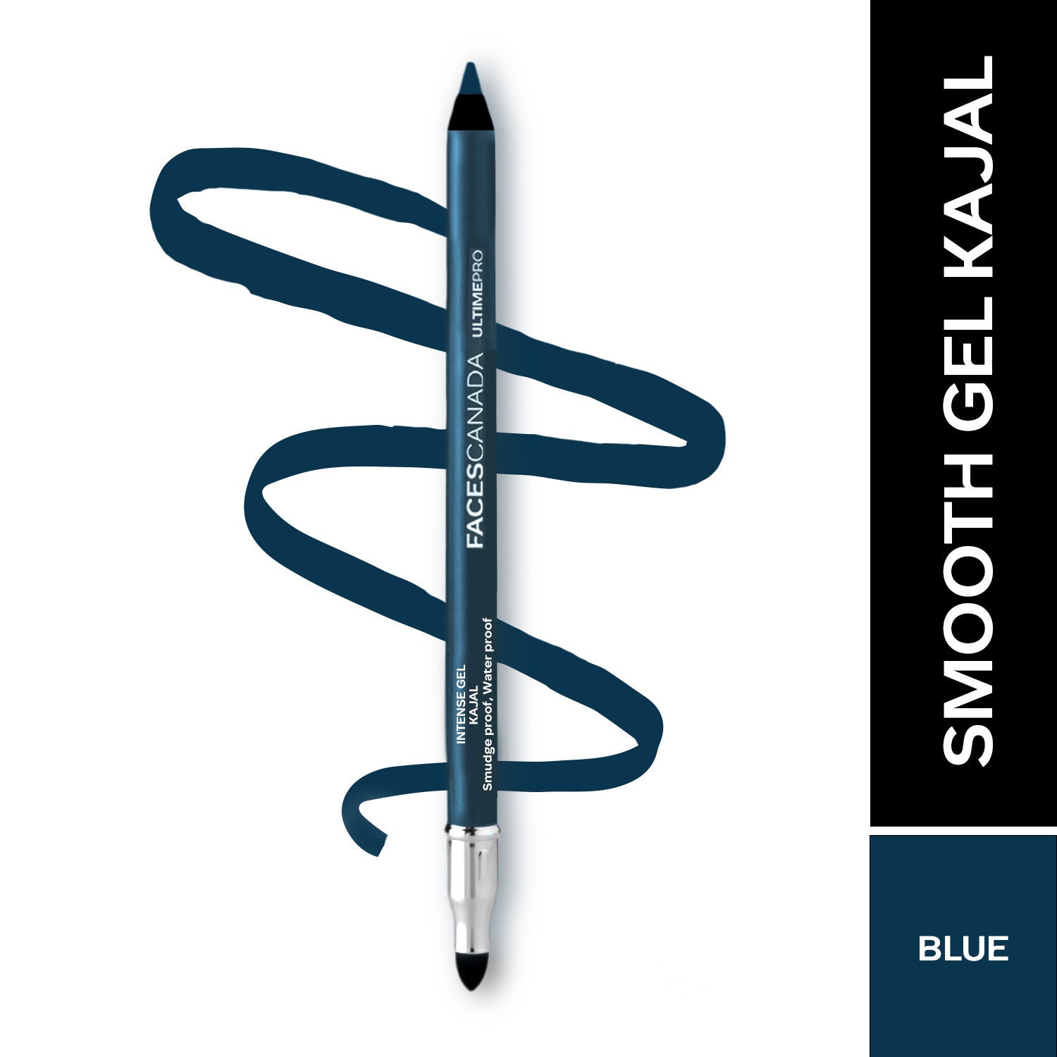 Faces Canada Ultime Pro Intense Gel Kajal With Smudger & Sharpener
