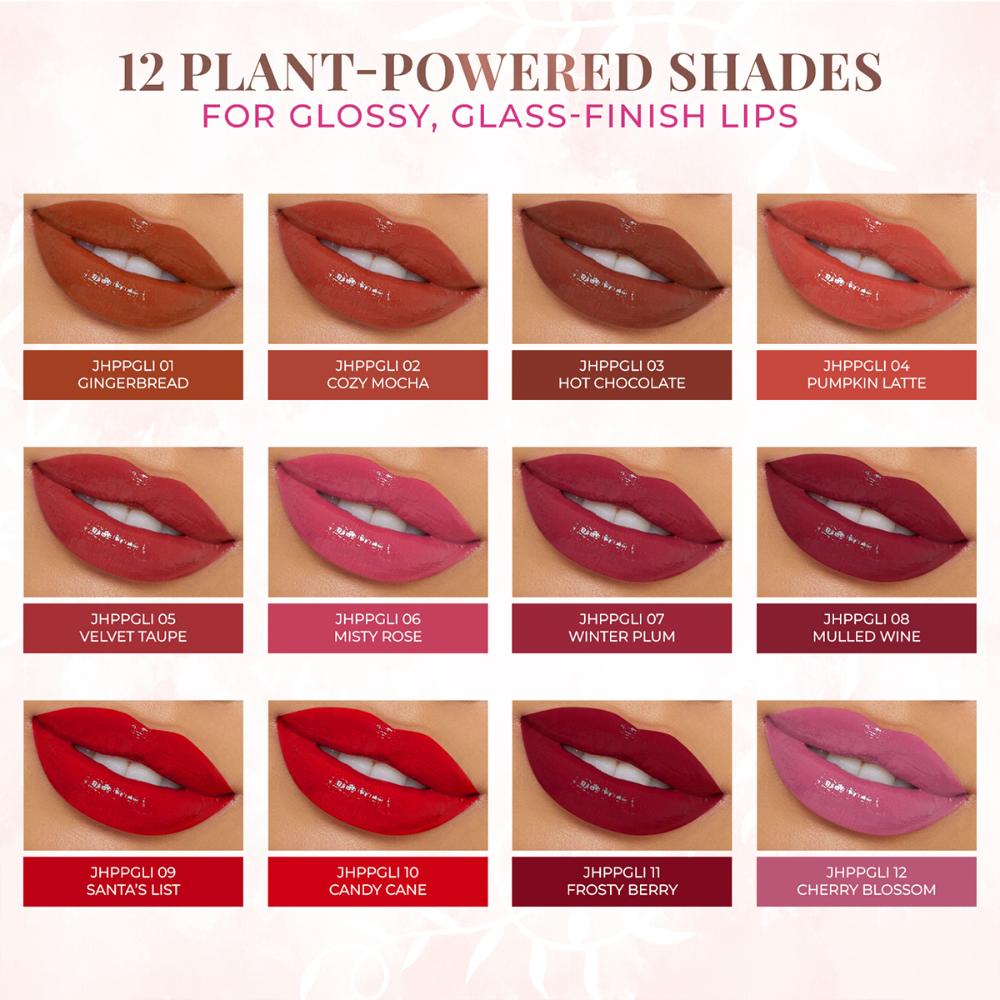 Just Herbs Plant-Powered Glossy Glass Lip Ink Long Stay Liquid Lipstick