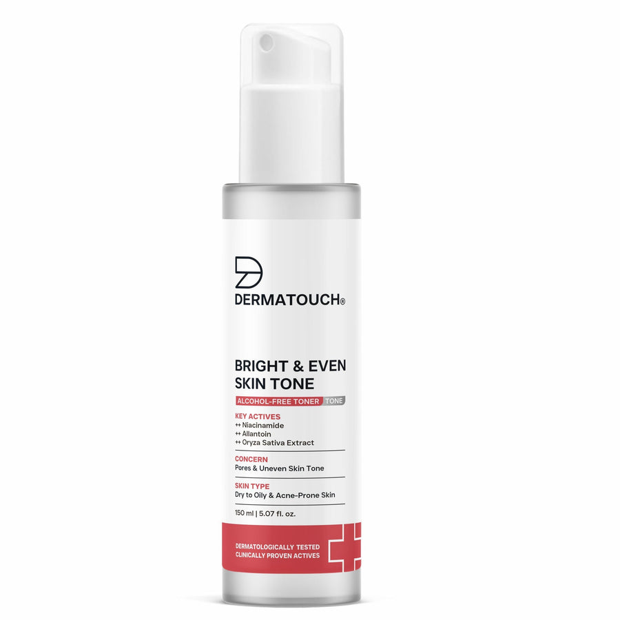 Dermatouch Bright & Even Skin Tone Alcohol Free Toner With 3% Niacinamide Face Toner