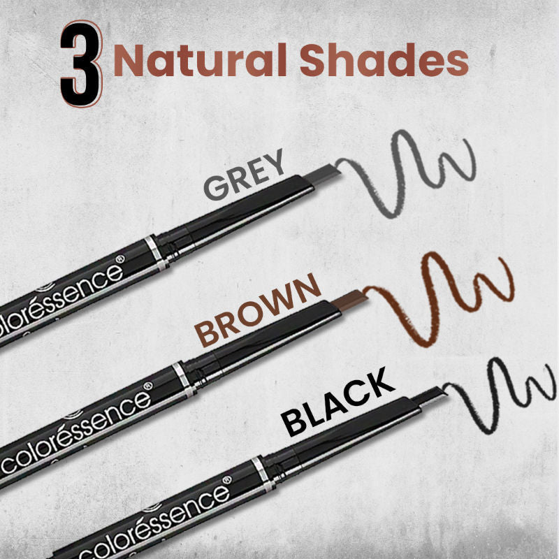 Coloressence 2 In 1 Expert Eye Brow Pencil - Black