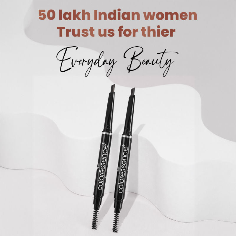 Coloressence 2 In 1 Expert Eye Brow Pencil - Black
