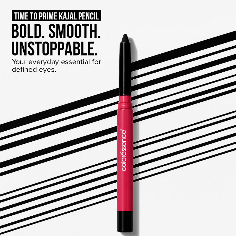Coloressence Time To Prime Kajal Pencil - Black