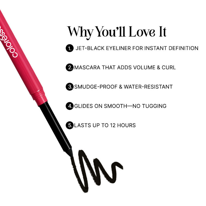 Coloressence Time To Prime Kajal Pencil - Black
