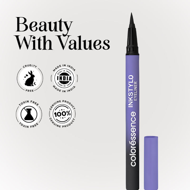 Coloressence Ink Stylo Eyeliner Pen - Black