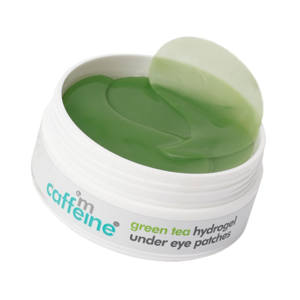 MCaffeine Green Tea Hydrogel Under Eye Patches with 1% Caffeine for Fine Lines & Hydration