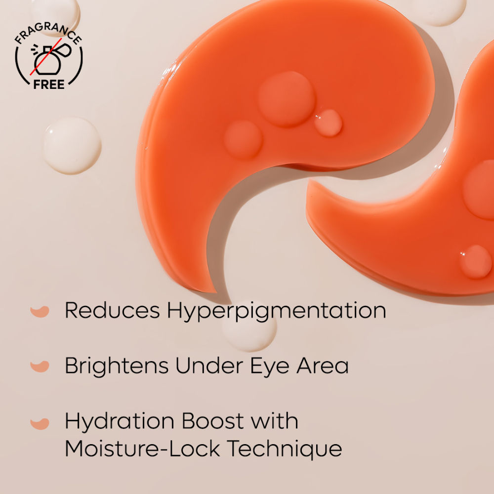 MCaffeine 4% Niacinamide Brightening Hydrogel Under Eye Patches with Kombucha