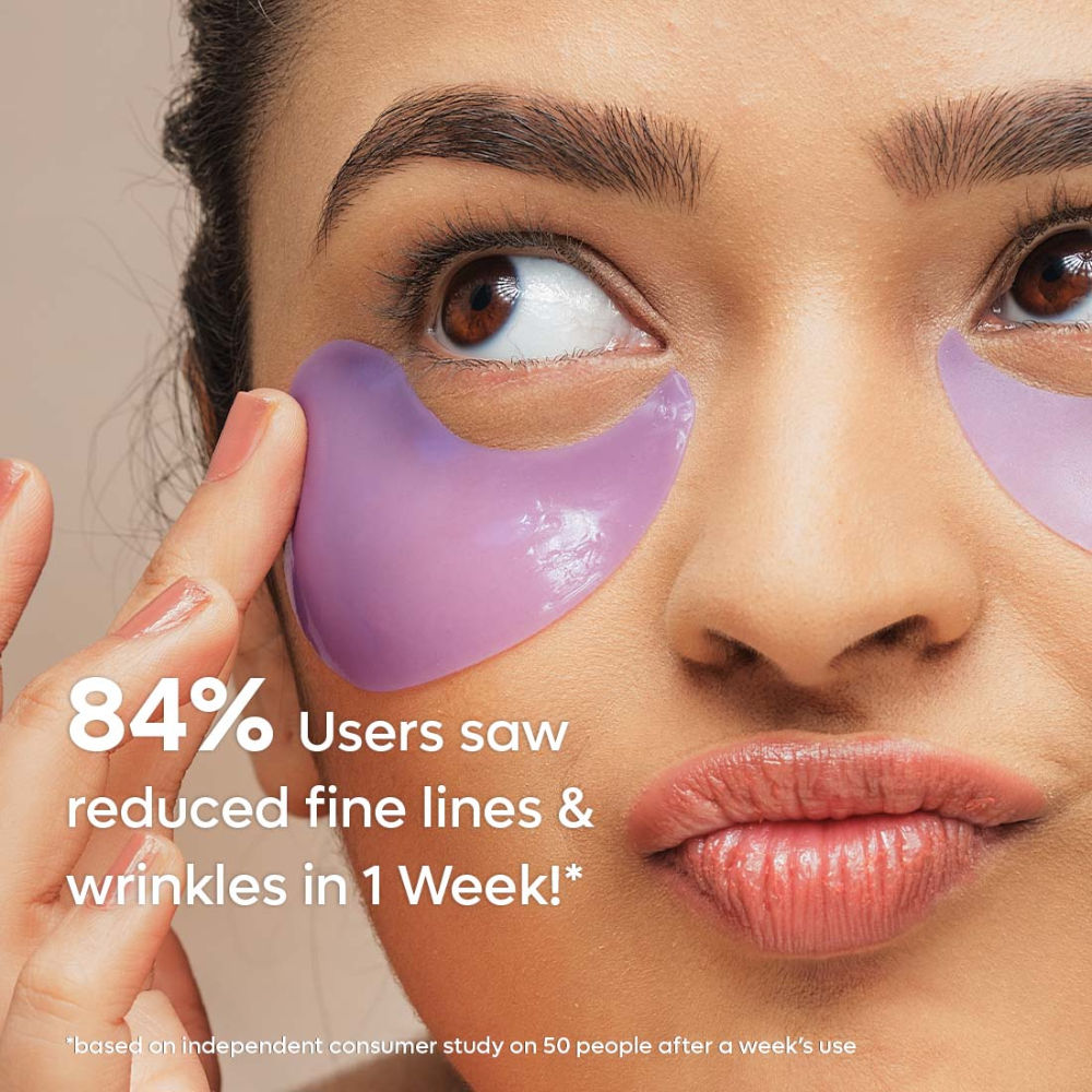 MCaffeine Anti Ageing Black Tea Hydrogel Under Eye Patches with Vegan Collagen Peptide