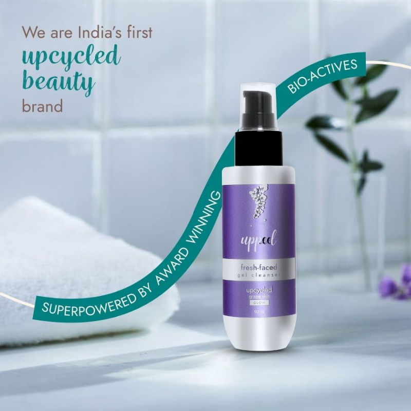 Uppeel Grape Skin Face Wash Brightens Skin and Reduces Pigmentation, For All Skin Types