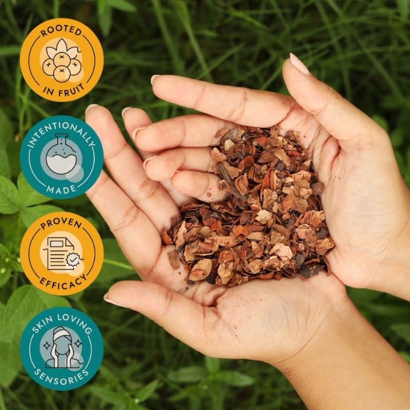 Uppeel Cocoa Shell Soft Touch Face Wash Smooths and Firms Skin for a Fresh After-Feel