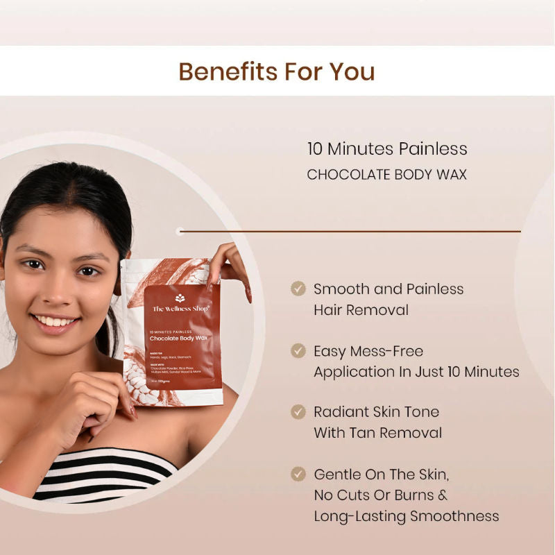 The Wellness Shop Chocolate Hair Removal Powder