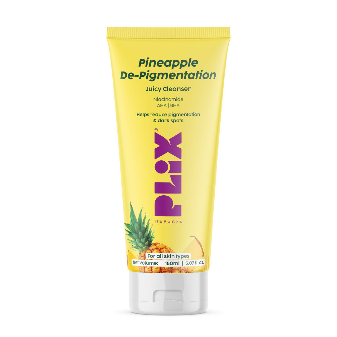 Plix Pineapple Juicy Cleanser helps Depigmentation and Even Toned Complexion for Daily Use