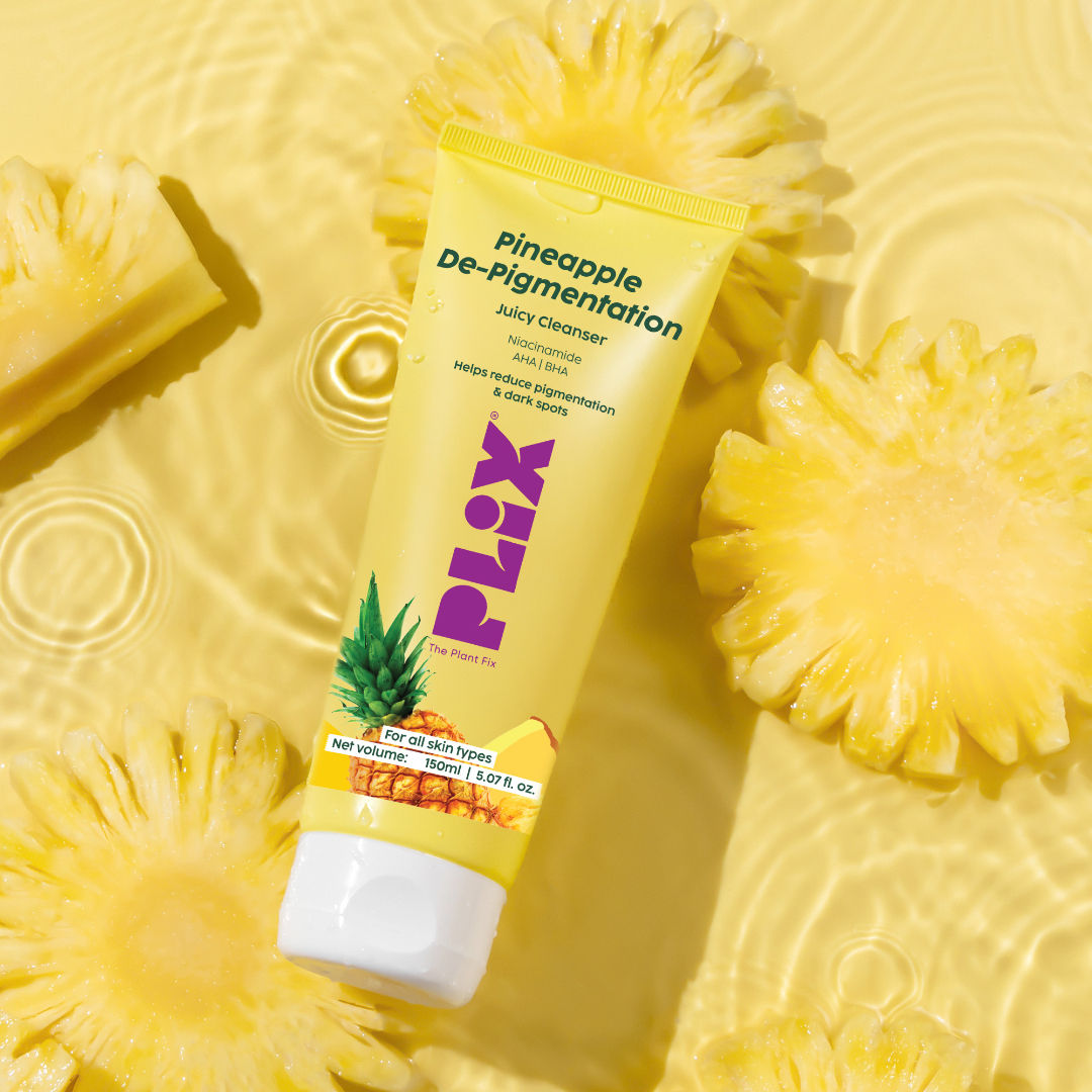 Plix Pineapple Juicy Cleanser helps Depigmentation and Even Toned Complexion for Daily Use