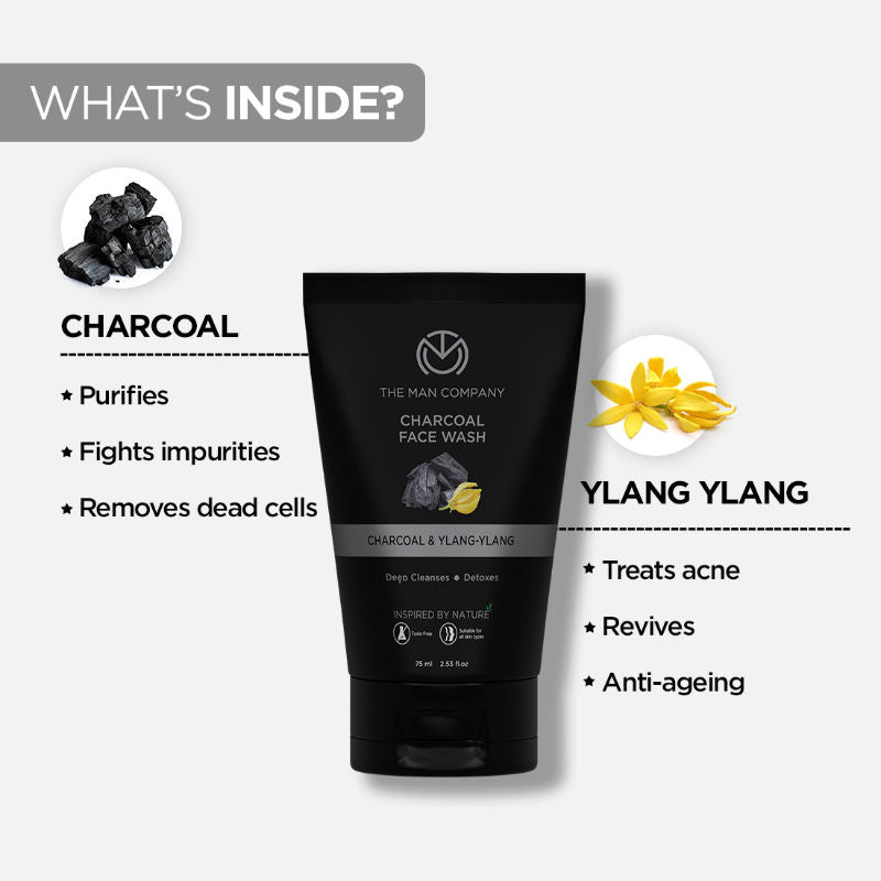 The Man Company Deep Cleansing Anti Acne Charcoal Face Wash