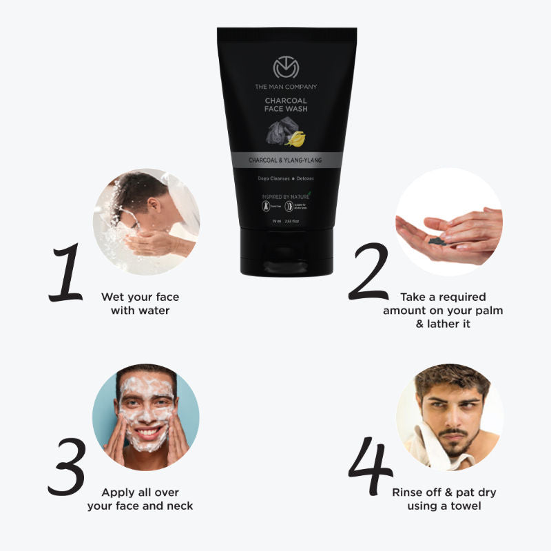 The Man Company Deep Cleansing Anti Acne Charcoal Face Wash