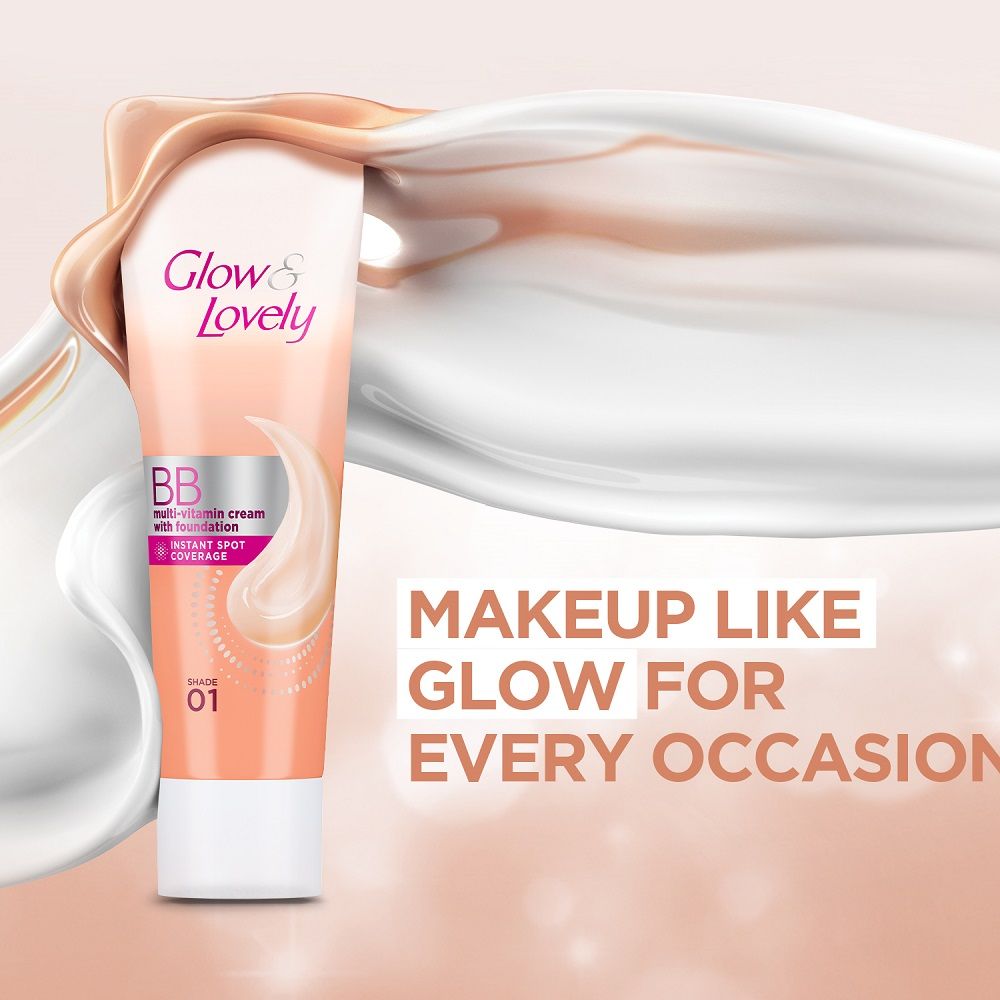 Glow & Lovely BB Cream Makeup + Multivitamin Cream Shade 01