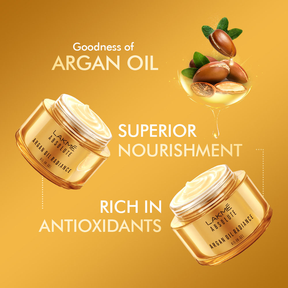 Lakme Absolute Argan Oil Radiance Oil-In-Gel Face Cream