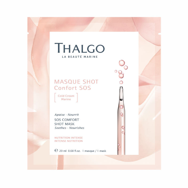 Thalgo Sos Comfort Shot Mask - Nourishing Marine Cold Cream Sheet Mask