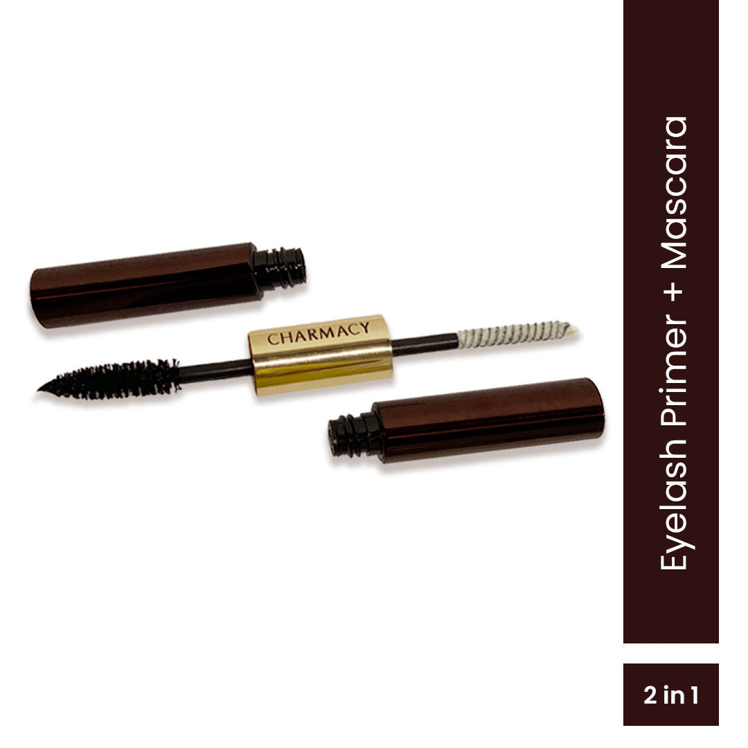 Charmacy Milano True And False Mascara - Dual- Sided, Lash Enhancing Primer + Mascara
