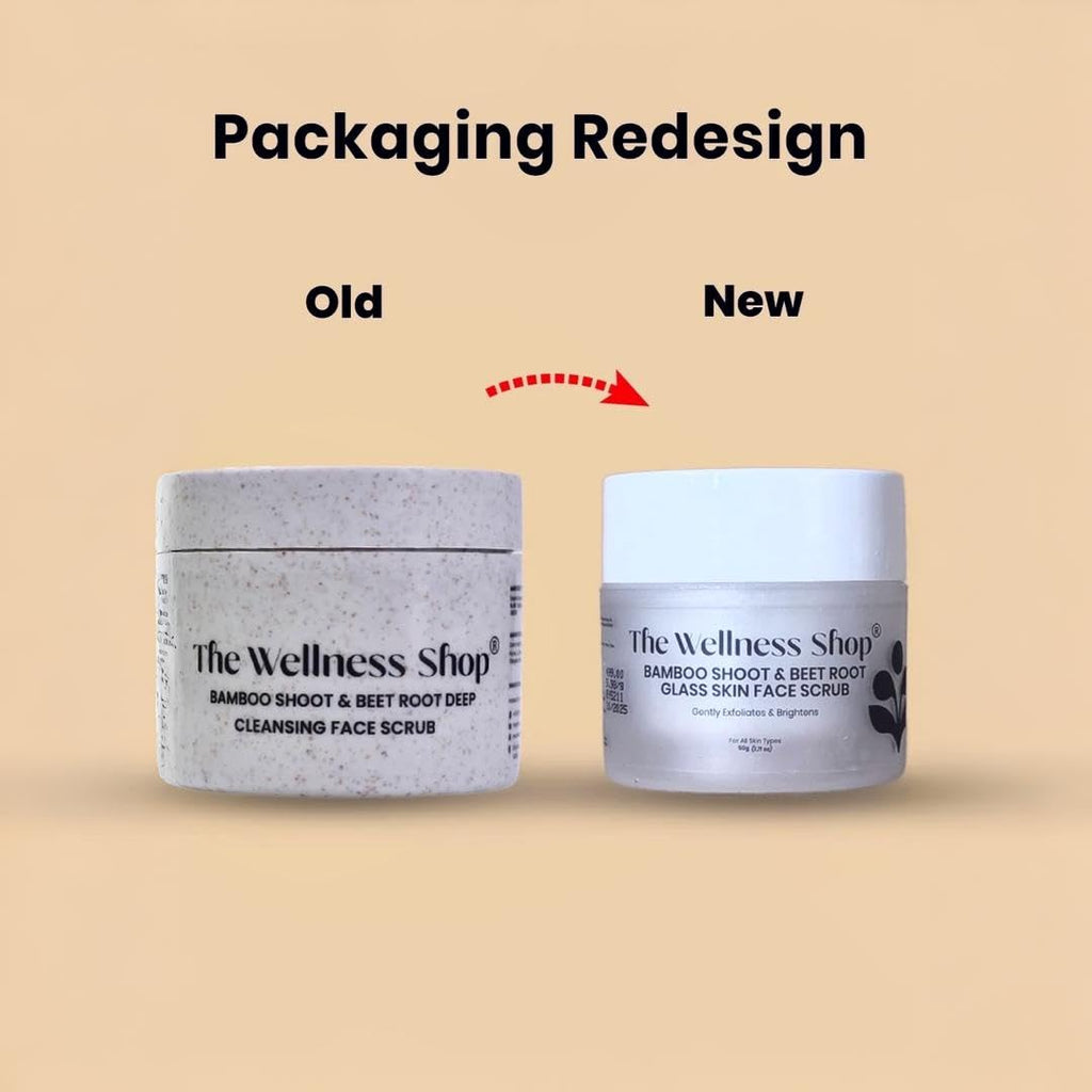 The Wellness Shop Bamboo Shoot & Beet Root Face Scrub