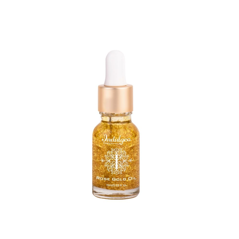 Indulgeo Essentials 24k Rose Gold Face Primer Oil Lightweight Hydration & Radiant Finish