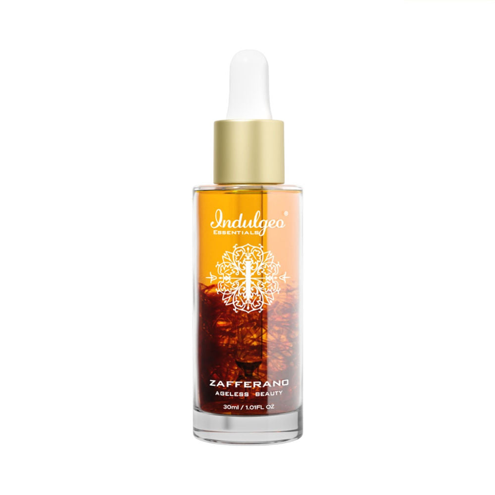 Indulgeo Essentials Ageless Beauty Zafferano Oil With Saffron, Lupin Seed Extract, Coenzyme Q10