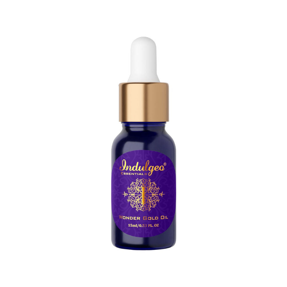 Indulgeo Essentials Wonder Gold Oil 24K Gold Infused Makeup Face Primer (For Dry Sensitive Skin)