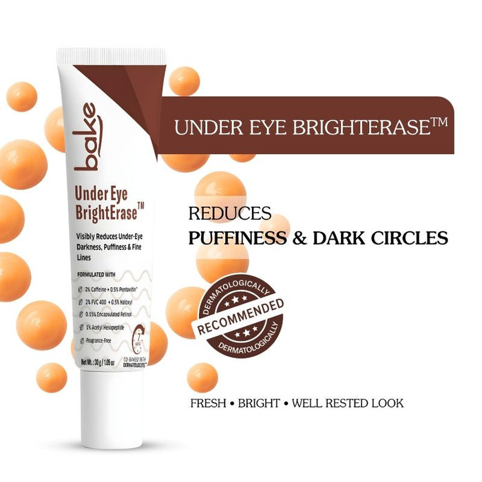 BAKE BrightErase Under Eye Cream – 2% Caffeine for Under-Eye Darkness, Puffiness & Fine Lines