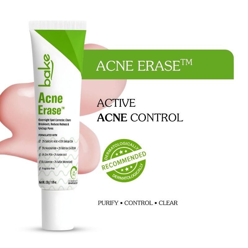 BAKE Acne Spot Serum Gel - Overnight Corrector For Pimples, Breakouts, Redness & Clogged Pores