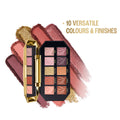 Lakme Be-Jewel Multichrome Eyeshadow Palette, 10 Shimmery Shades