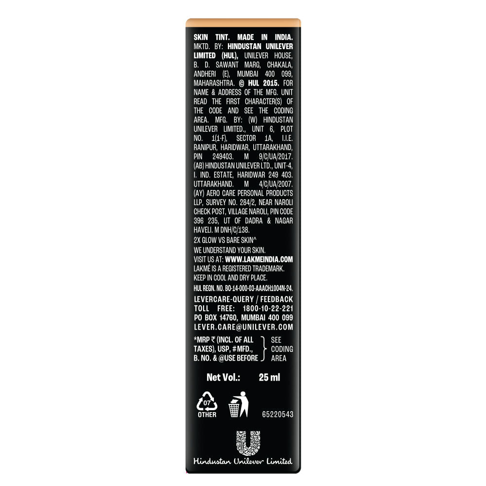 Lakme Be-Jewel Luminous Skin Tint - 24HR Long Lasting, Up To 2X Luminous Glow