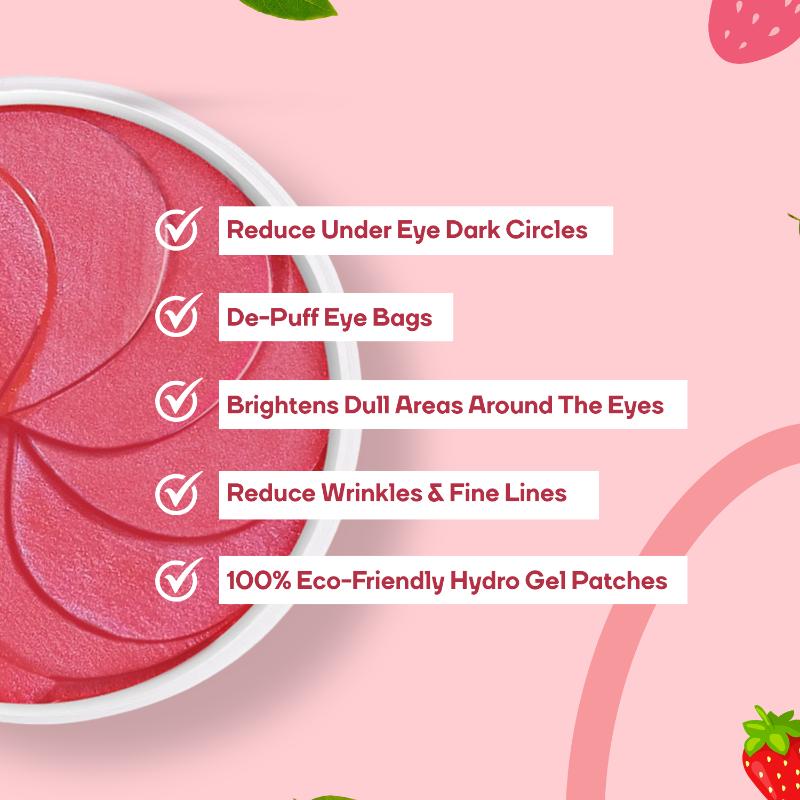 Mountainor Glutathione Hydrogel Under Eye Patch For Dark Circle & Puffiness, Korean Eye Care Patches