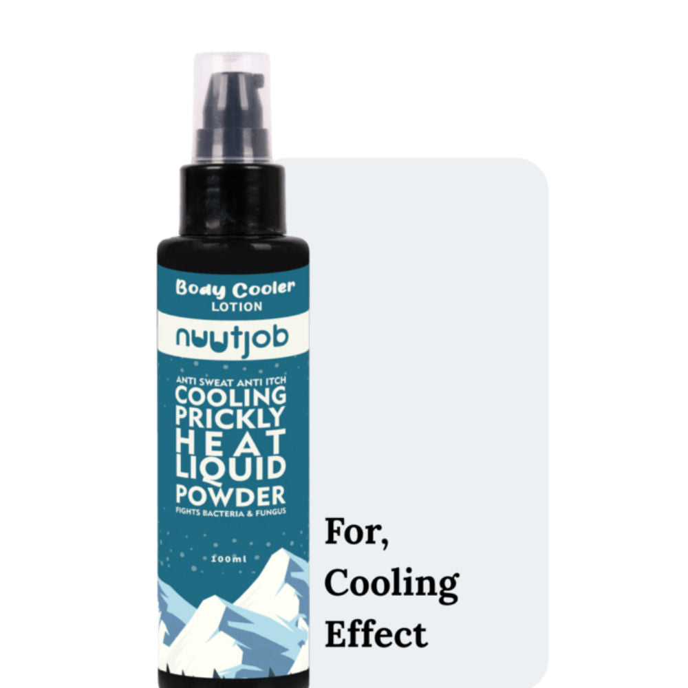 Nuutjob Body Cooler Cooling Liquid Powder For Instant Relief For Men