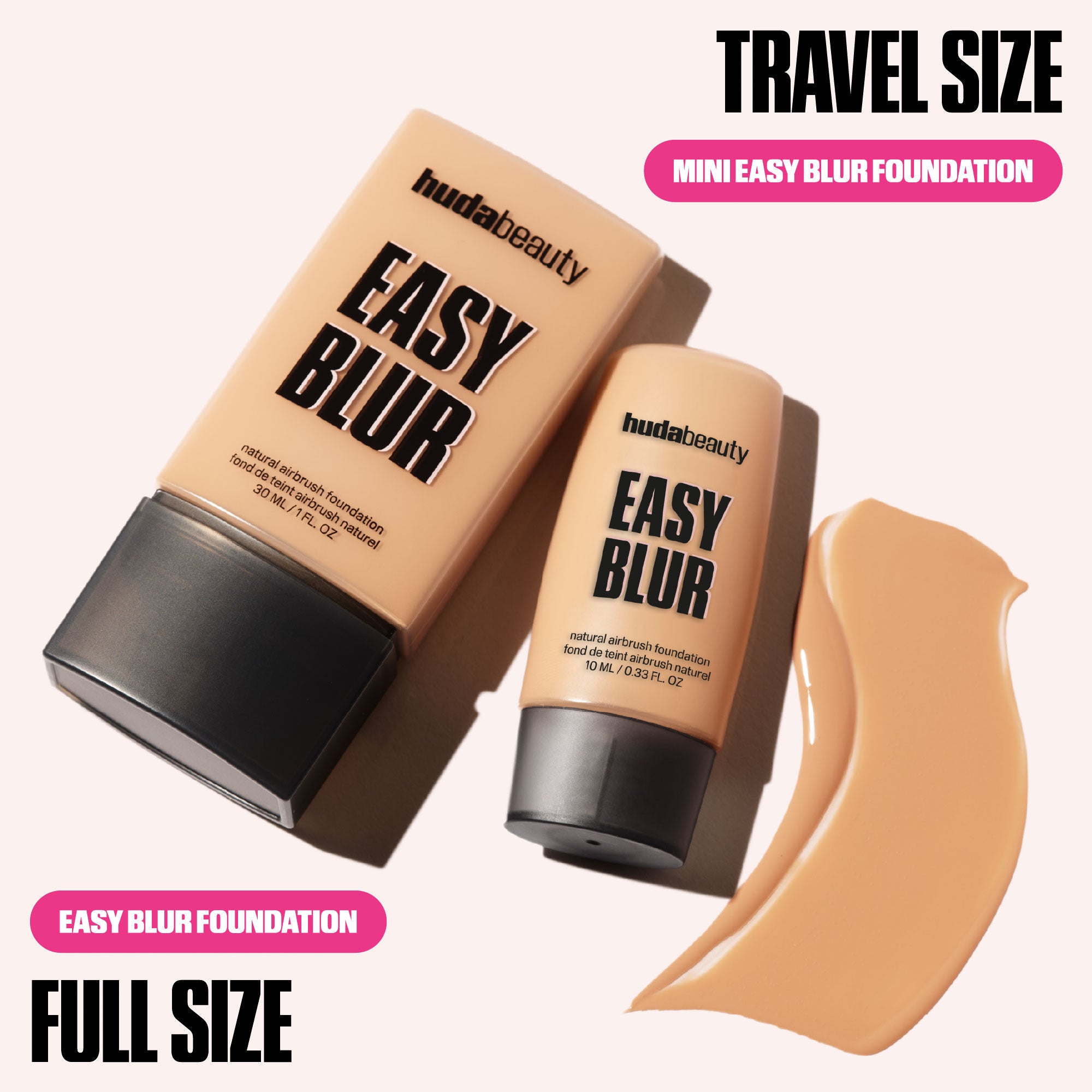Huda Beauty Mini Easy Blur Natural Airbrush Foundation with Niacinamide