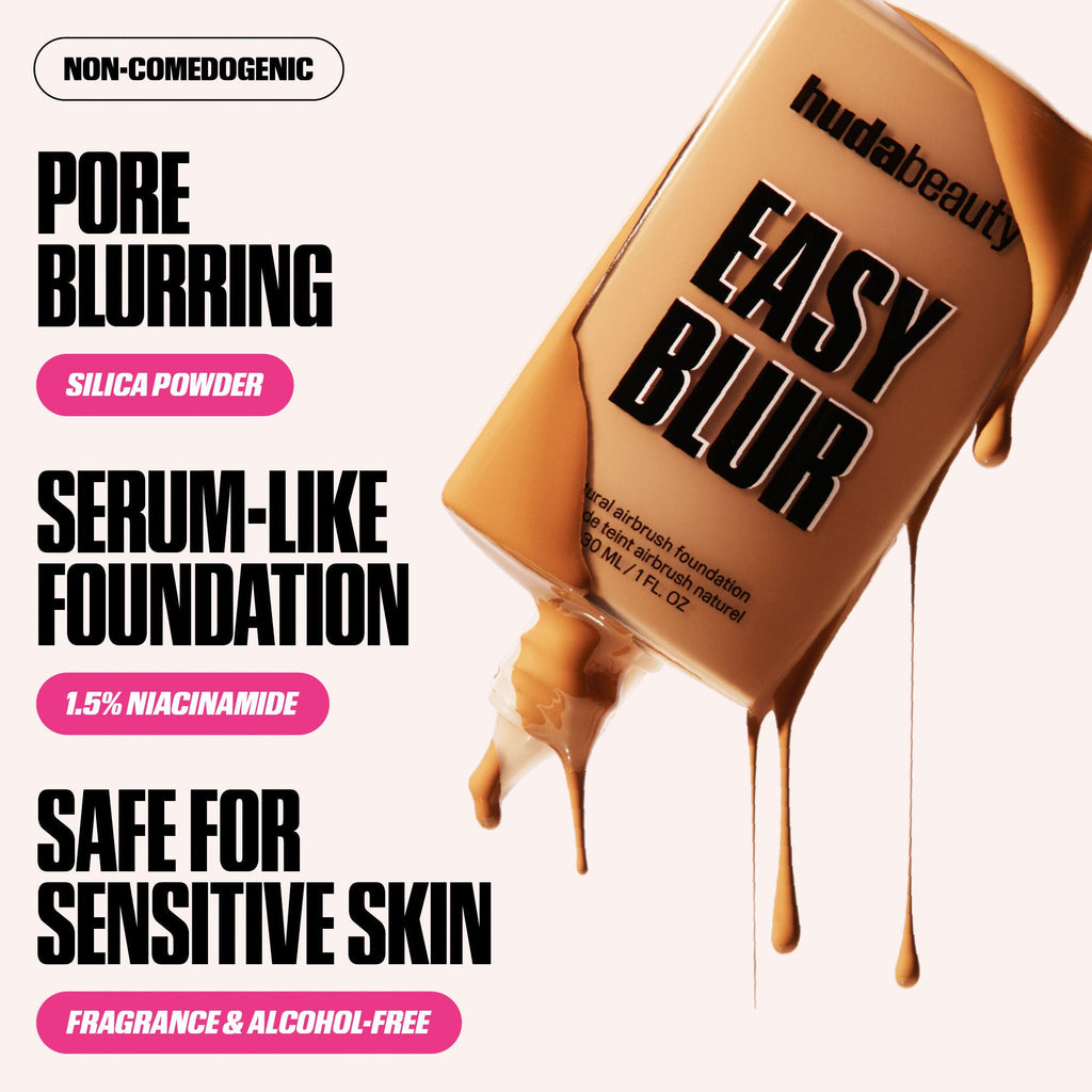 Huda Beauty Mini Easy Blur Natural Airbrush Foundation with Niacinamide