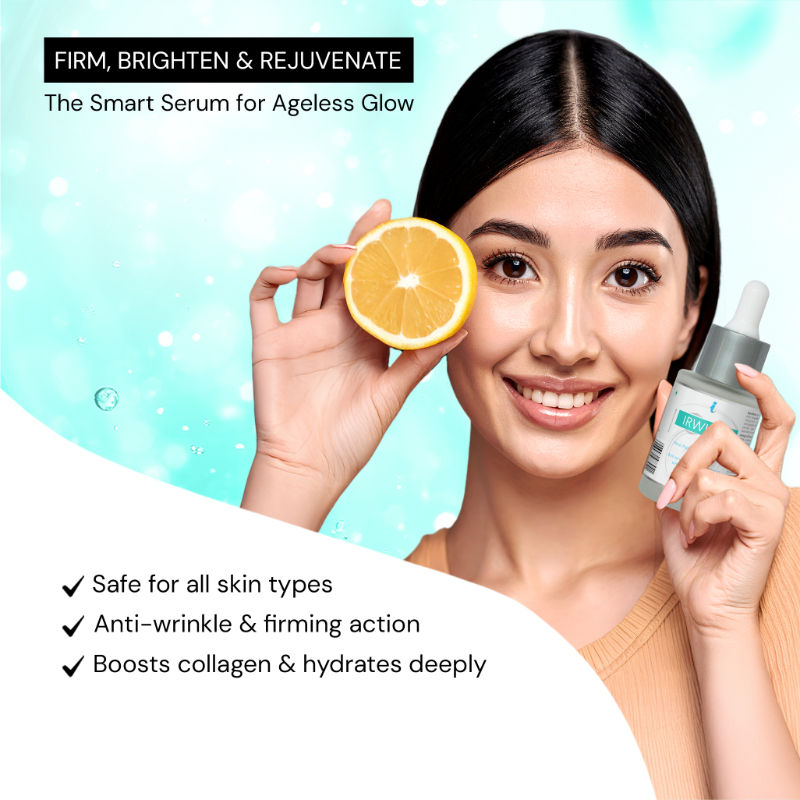 IRWINGS Ace Face Serum Anti Wrinkle, Anti Aging Serm with Peptides & Tripple Vitamin C